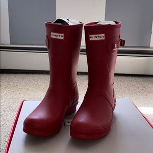 Short Red Hunter Boots